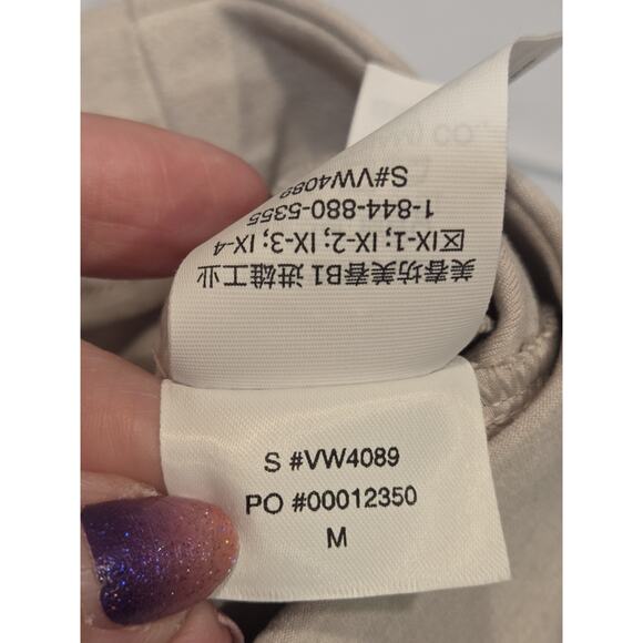 Vuori Elevation Trouser Dreamknit Move Pleated Pants Ecru Heather | M EUC - Picture 10 of 12